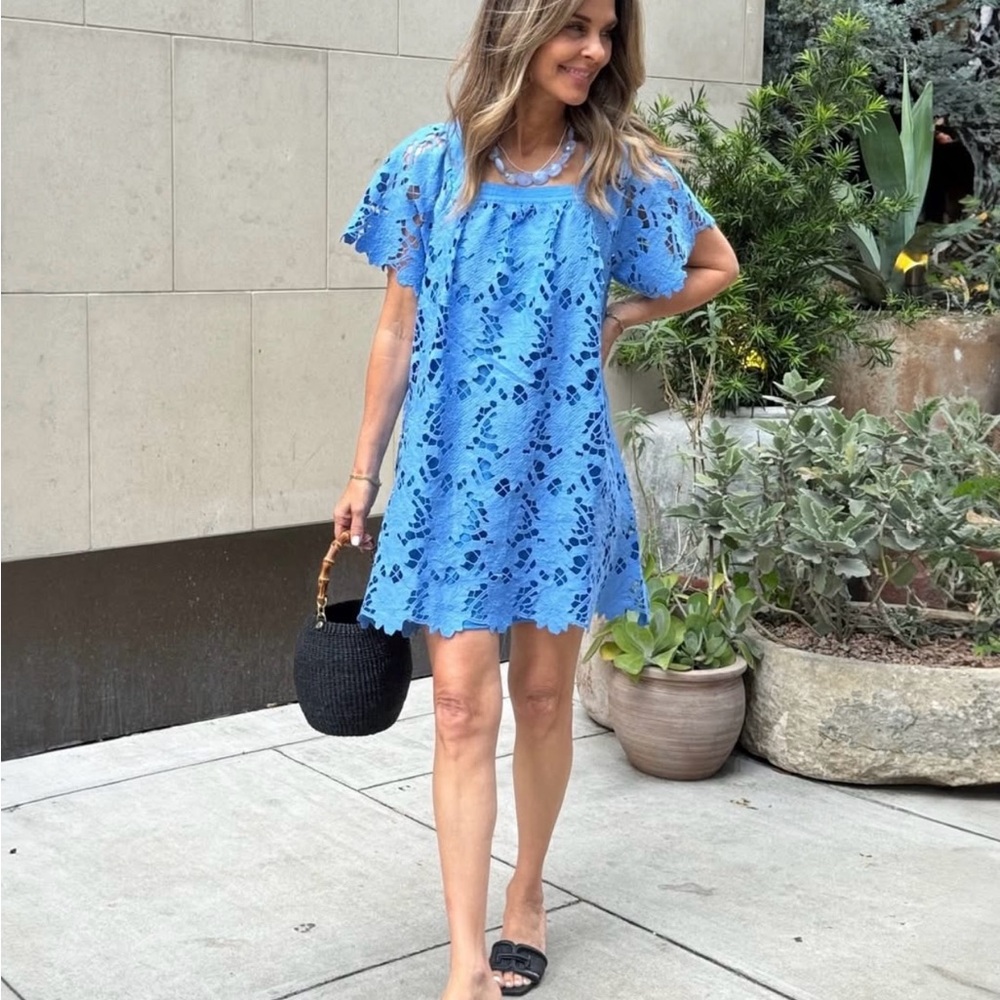 Blue Lace Dress